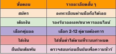 แทงบอลสเต็ป UFABET